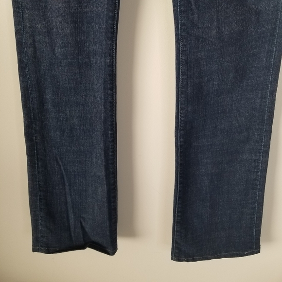 Anthropologie Pilcro Stet Slim Bootcut Jeans Dark Wash Size 26 - Picture 6 of 14